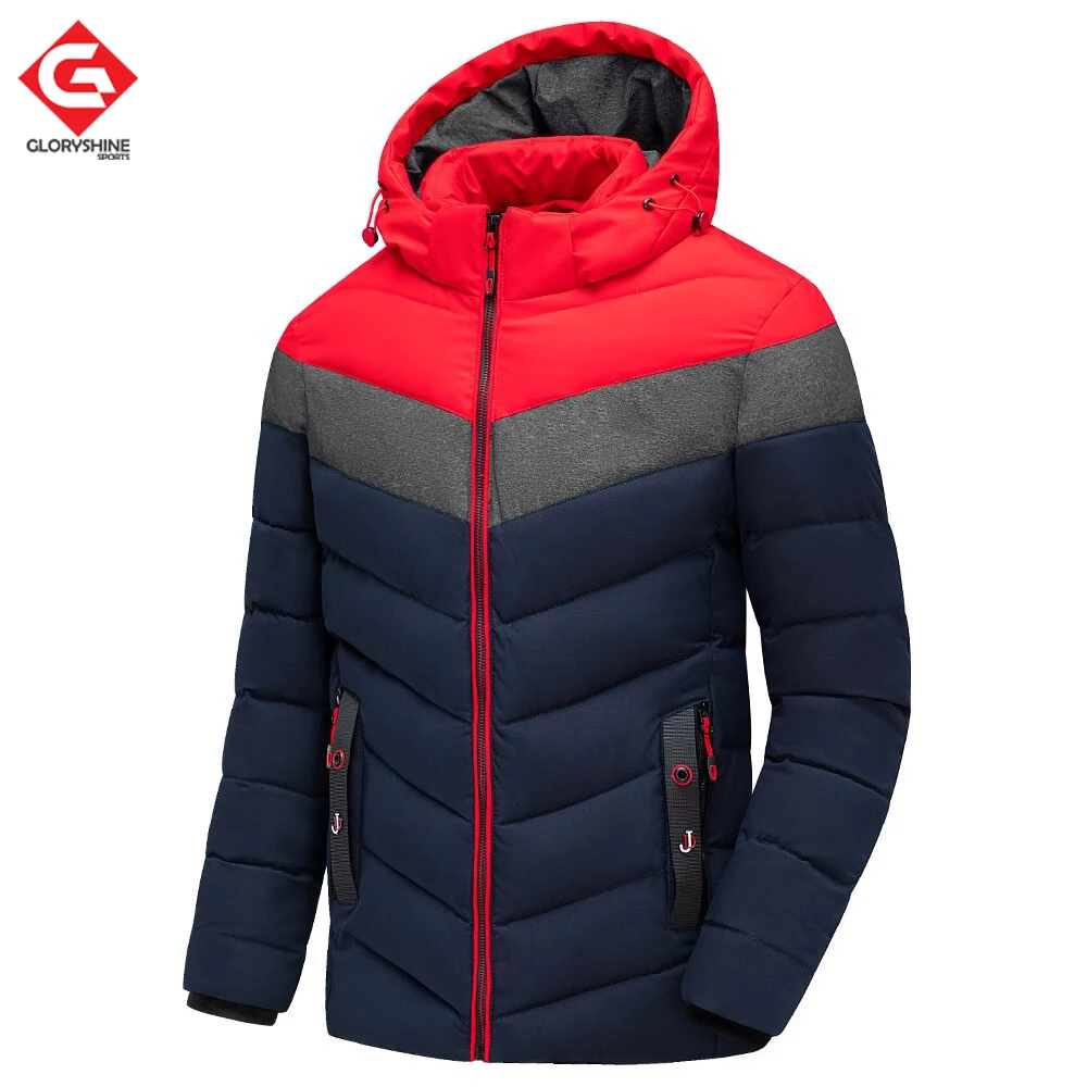 2021 Wholesale shiny jacket men winter shiny puffer jacket men black bubble coats for men