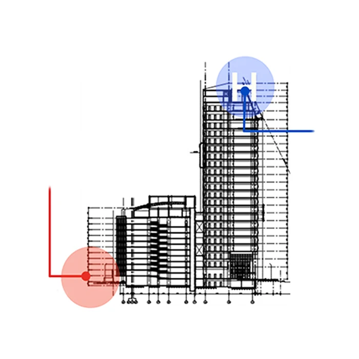 Best Place Land and 2 Buildings for Sale Near Thonglor, Bangkok Thailand Structure Multi Floor Office Buildings