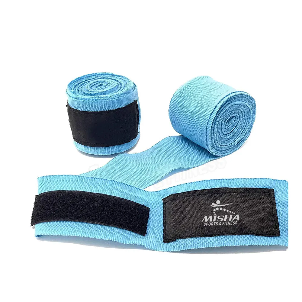 Custom Logo Boxing Hand Wraps Bandages 2022 Sports MMA Martial Arts Elasticated Boxing Bandages Hand Wraps for Boxing