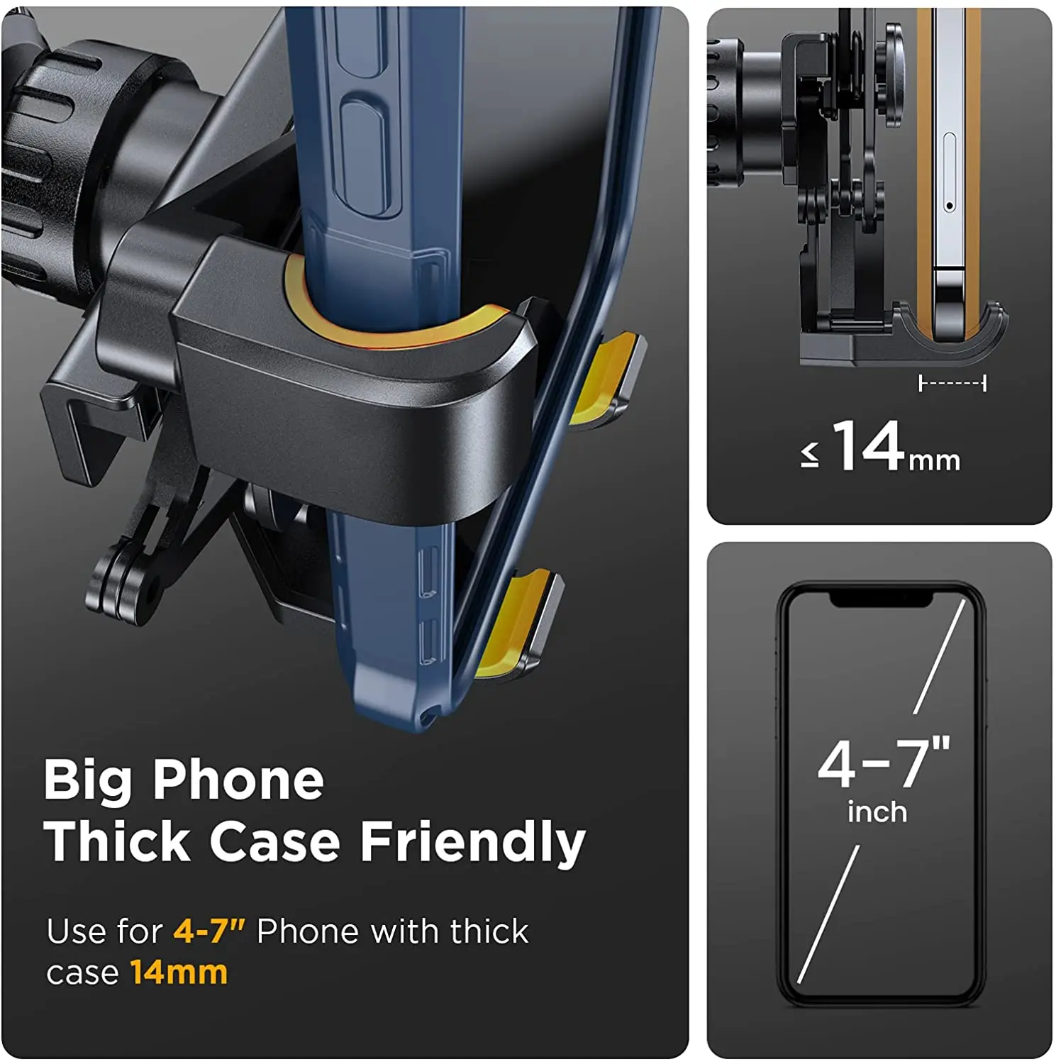 Lisen Car Auto-Lock Gravity Cell Phone Car Mount Air Vents phone holder car  phone holder