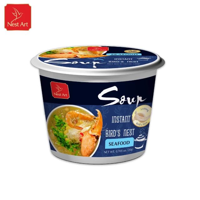 Здоровое питание суп высушенный мгновенный суп замороженное Птичье гнездо легко носить с собой красота здоровье
