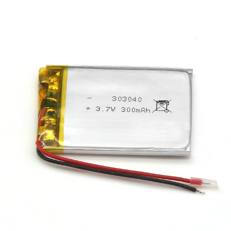 Wholesale China lipo battery  303040 300mah for vr grasses with CE certificate 7.4v 303040 300mah battery