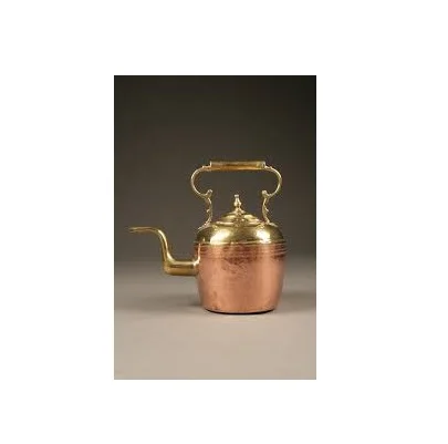 Hot Sale Copper and Brass Coffee and Tea Kettle High Quality Glass Kettle with Single Brown Box Packing Safe