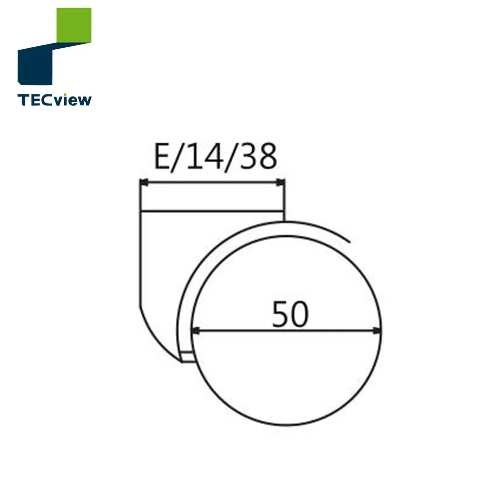 50mm High Quality Nylon PU caster wheel Swivel Caster Castor Plastic Wheel for Office Chair