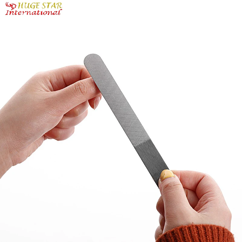 Новейший Профессиональный оптовый дизайн высококачественные пилочки для ногтей стальные большого размера цена OEM