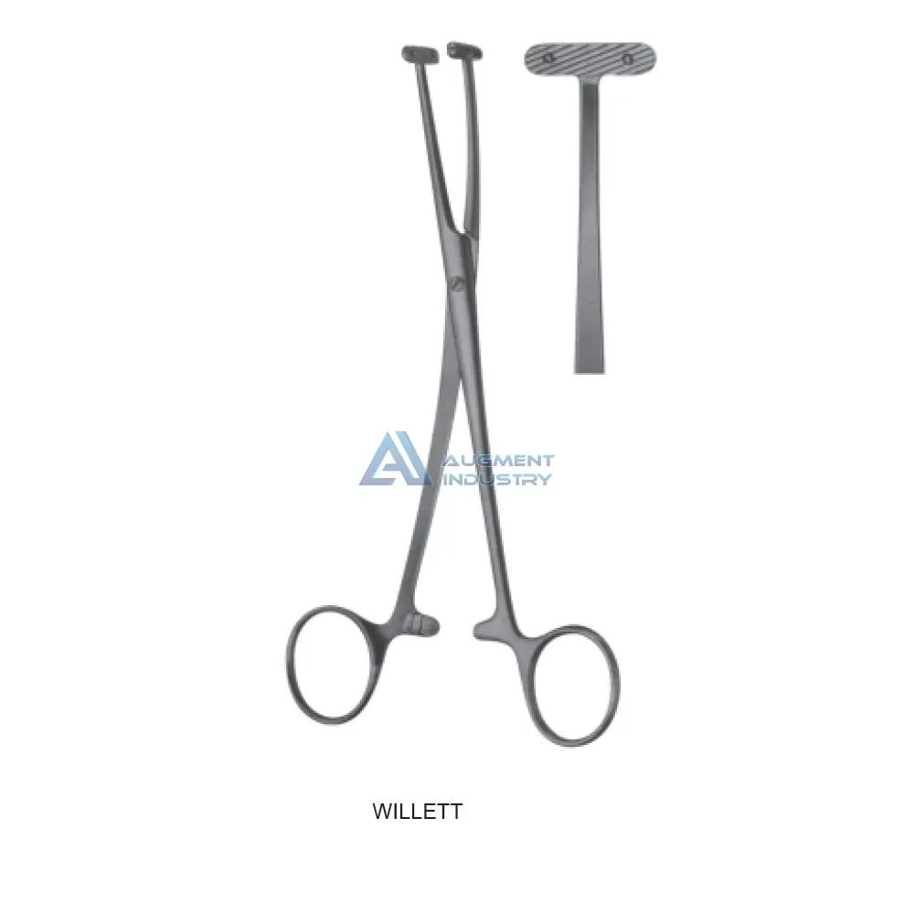 WILLETT Scalp Flap forceps 185 mm Obstetrics Forceps Stainless Steel Surgical Instruments