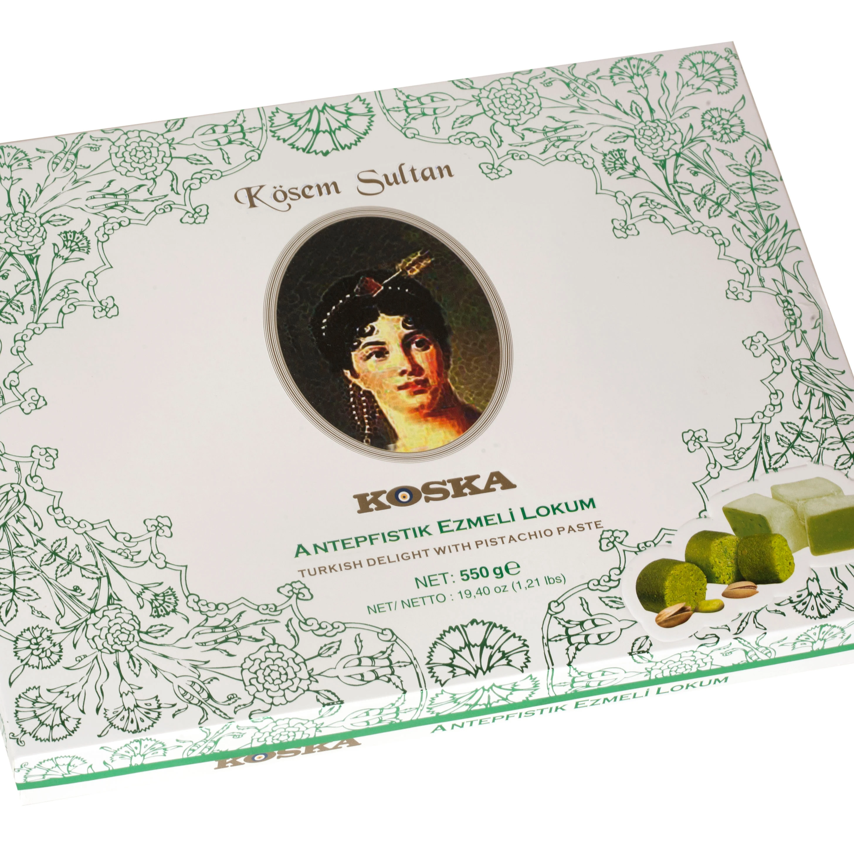 Best Selling Wholesale Product - Turkish Delights - 550 g Pistachio Paste Turkish Delight