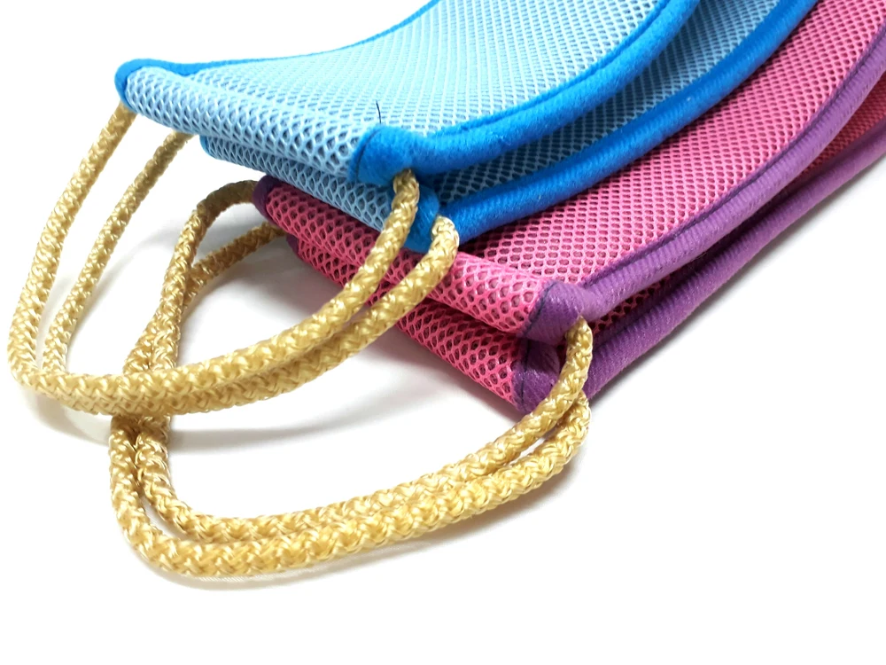 Корейское Сетчатое полотенце для душа из микрофибры мытья тела массажная ткань ванны губка отшелушивающая нейлоновая полоска красивой кожи