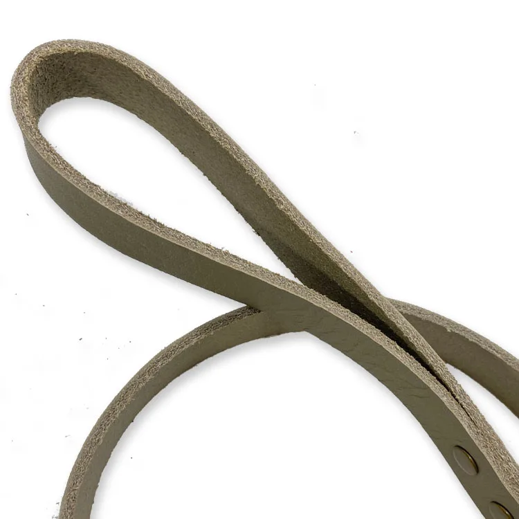 Strong Tensile Strength Suitable Tracking Training Leather Rope Leash Dog