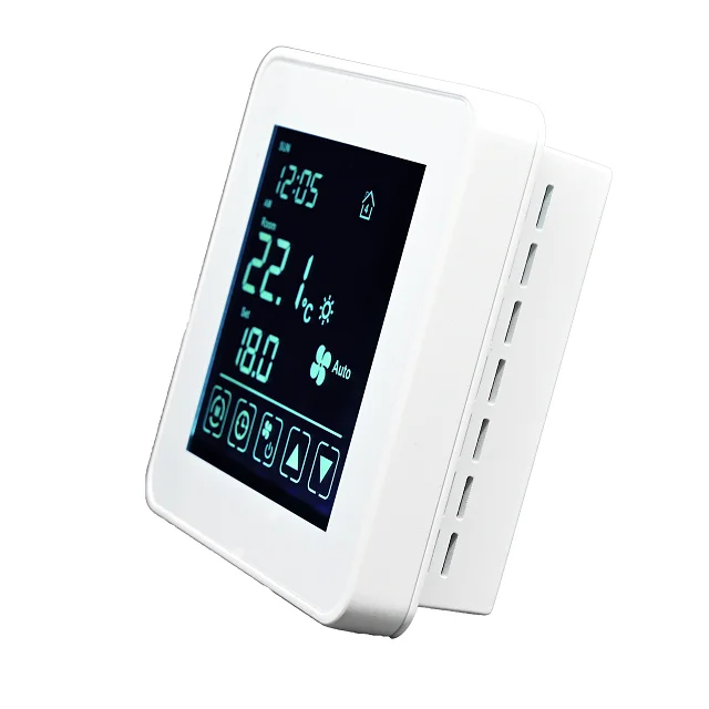 Электрический термостат системы ОВКВ для теплого пола отопительный воздуховод Вентилятор катушка WiFi умный сенсорные детали