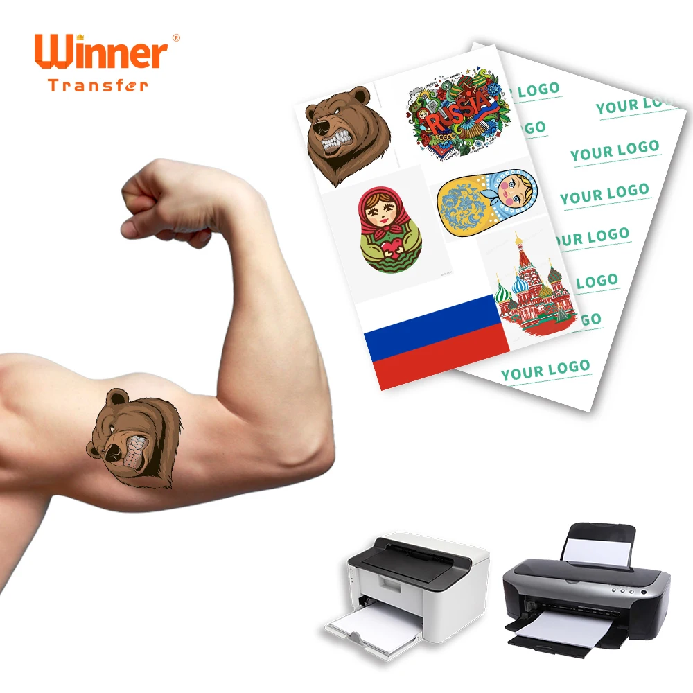 The first choice for foreign trade on the temporary tattoo