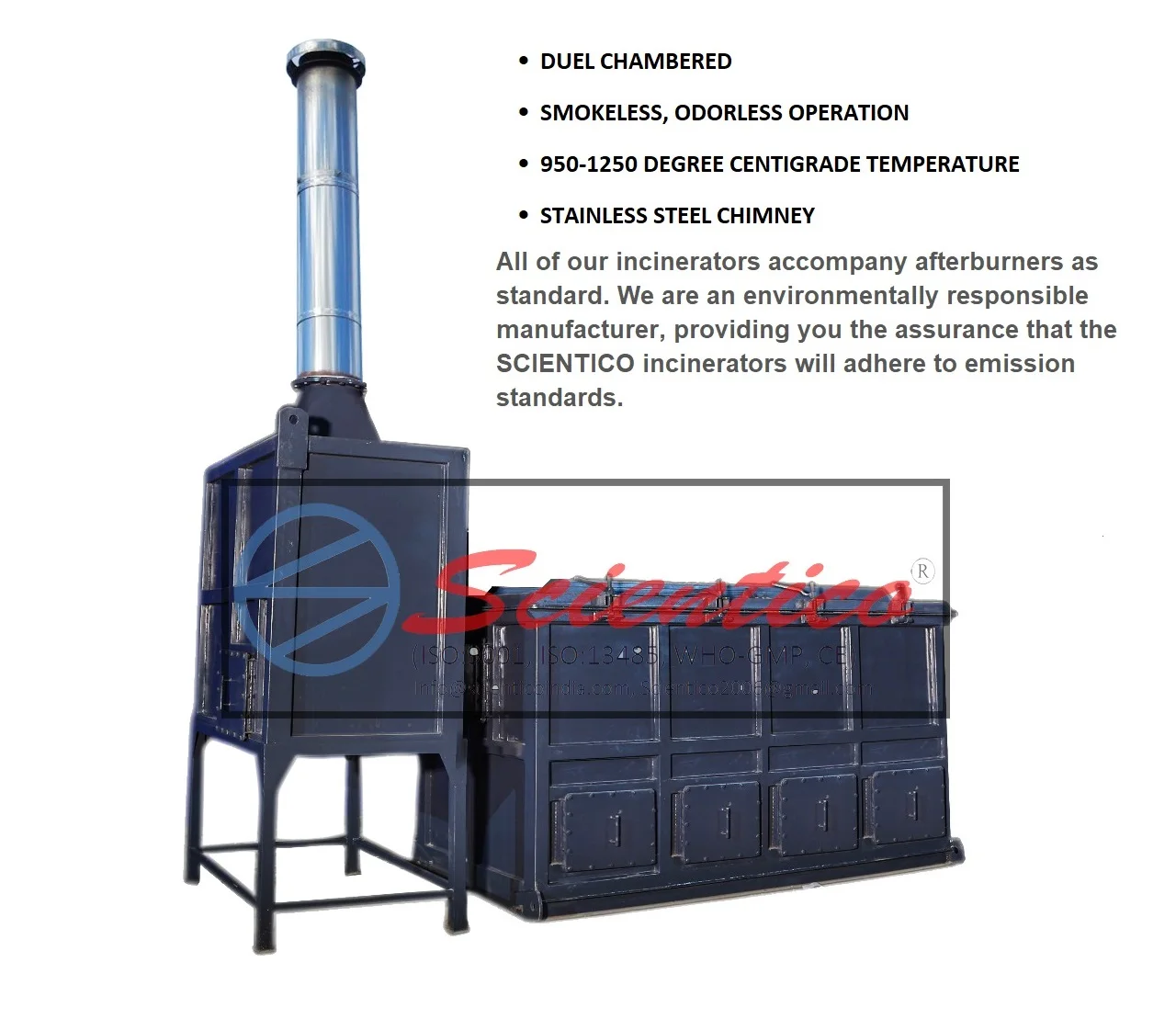 Бездымные переносные высококачественные мусоросжигатели для коров из Индии, Переработка мусора, безвредная обработка цыплят и птицы, 13586