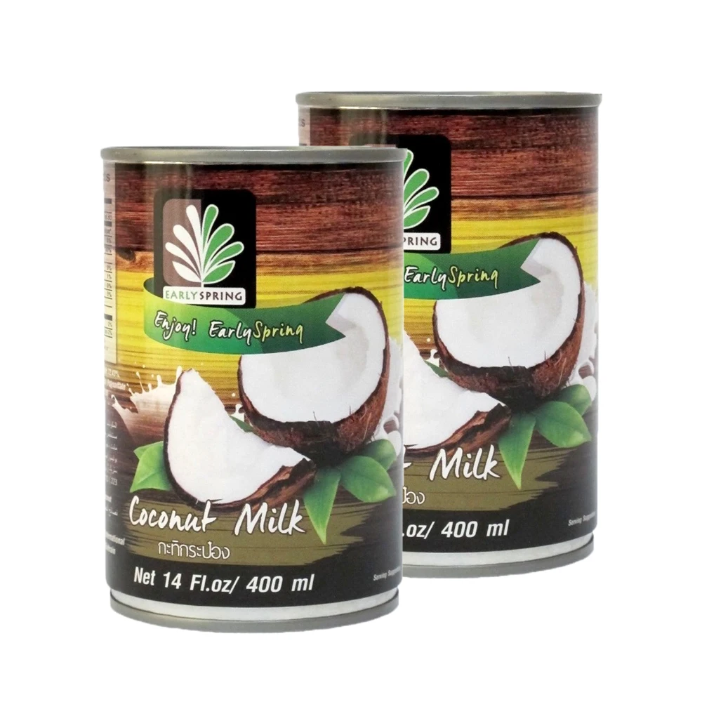 Rich Quality Canned Coconut Milk 17-19% 15oz (400ml) HACCP GMP certified export product from Thailand Manufacturer