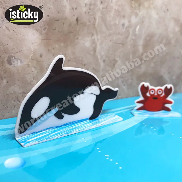 
Custom Sticker No Glue Pop Up TPE 3D Sticker 