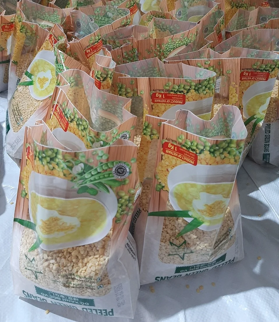 Высококачественные сушеные вьетнамские очищенные зеленые бобы мунг