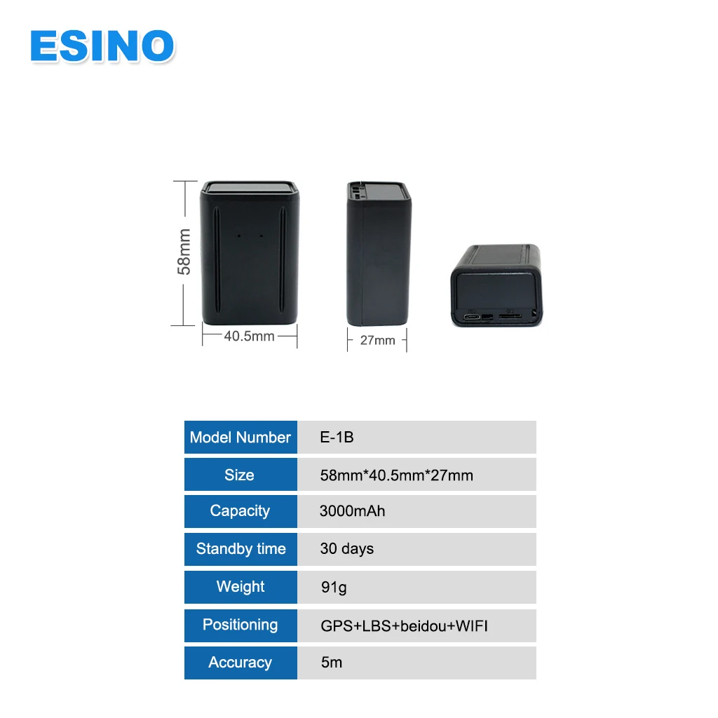 Беспроводной 2G 3G 4G Сильный магнитный gps-трекер E1A E1B E1C Esino gps реклама от производителя