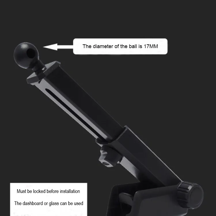 Good quality Wireless Car Charger Bracket base holder 17mm ball diameter SUCTION CUP drop shipping electronics