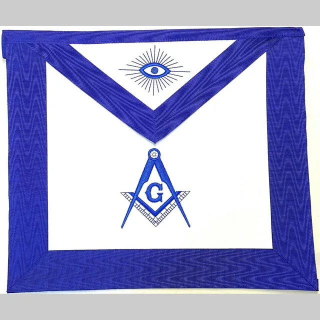 Masonic Regalia Master Mason Apron Craft Provincial Rank Regalia Officers Full Dress Aprons With Metal Gold Color Plated Tassels