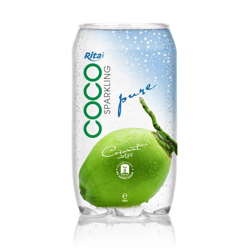 Private brand 250ml Slim Alu Can Sparkling Coconut Water