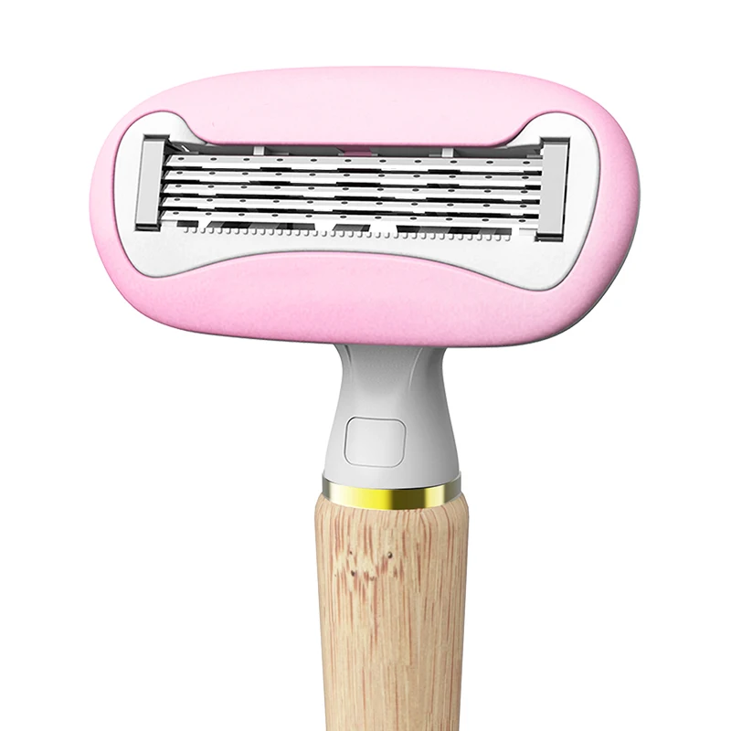 Newest Product Lady Bamboo Fibre Material Razor 5 Blade Razor For Women
