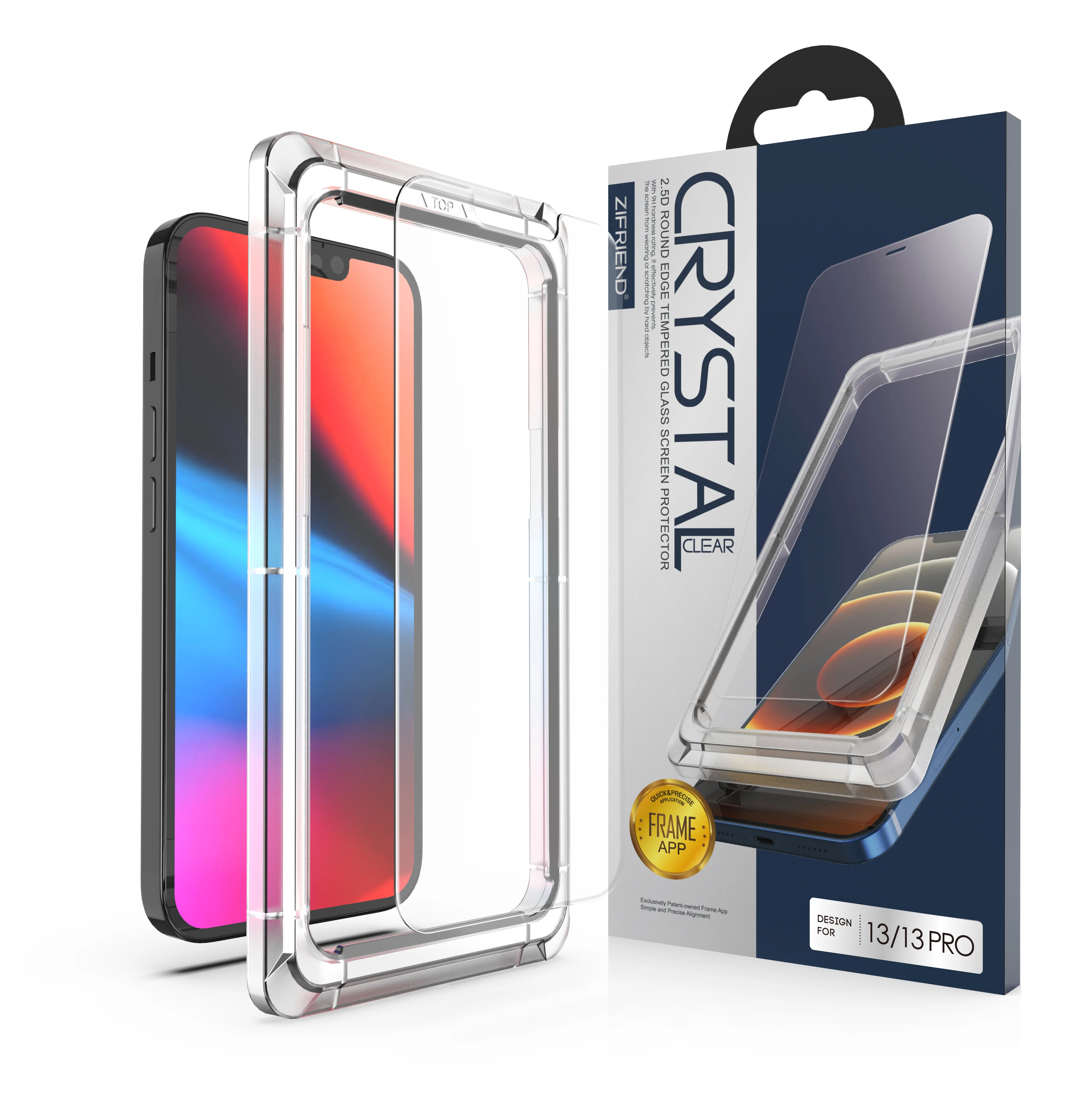 Easy Installation 9h 3 Pack 2.5d For 12 Clear Premium Mobile Tempered Glass for Iphone 13 Pro Max Screen Protector