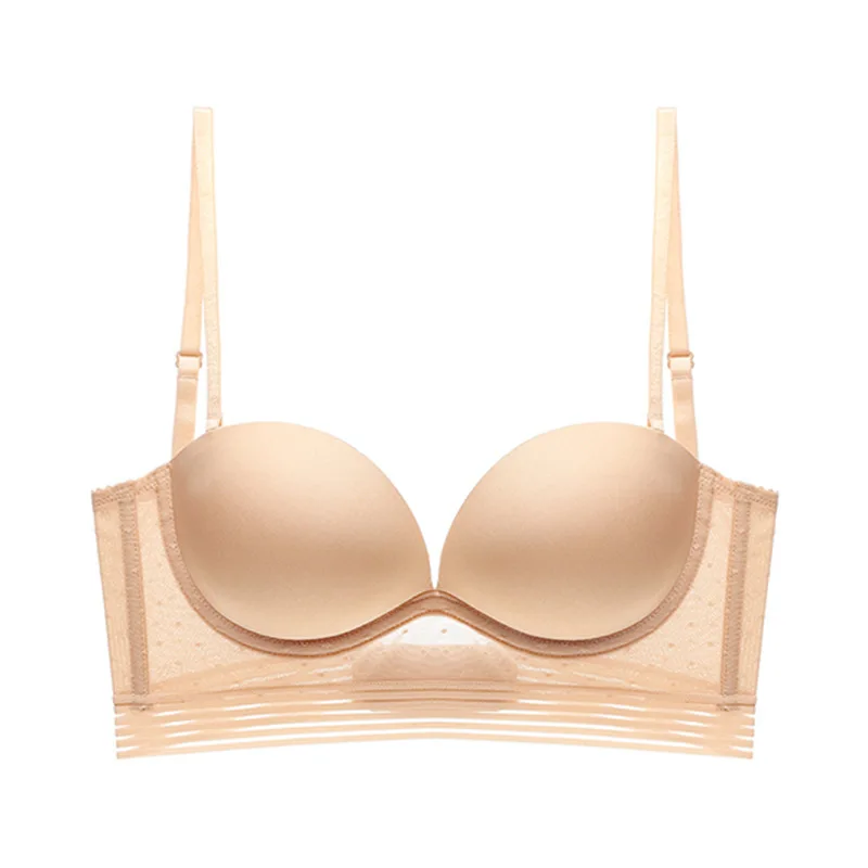 Wholesale New Design soft Wire Bra Thin Cup Push Up Bralette T-Shirt Seamless Sexy women Bra