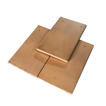 
Single Flat Square Clay Roof Tiles UK Tudor Style Natural Clay Handmade Clay Roof Tiles 