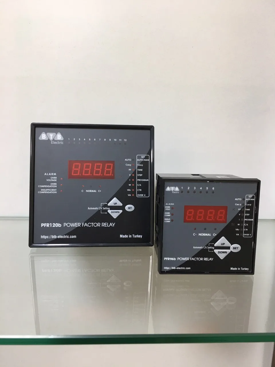 reactive power factor correction controller 8 STEPS VOLTAGE 380-415V NEW STYLE 2021 MADE IN TURKEY