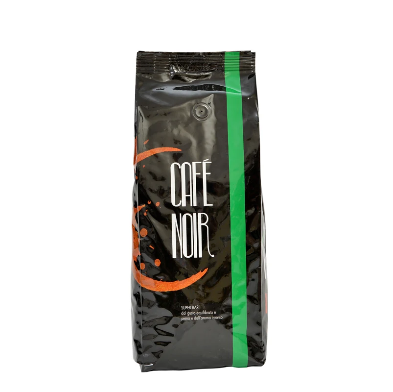 
 Высококачественные итальянские жареные кофейные зерна «Super Bar» 50% Arabica 50% Robusta 1 кг в упаковке  