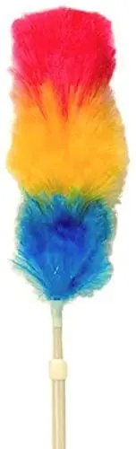 Extendable Anti Static Feather Duster Extending with Grip Handle & Remove Dirt or