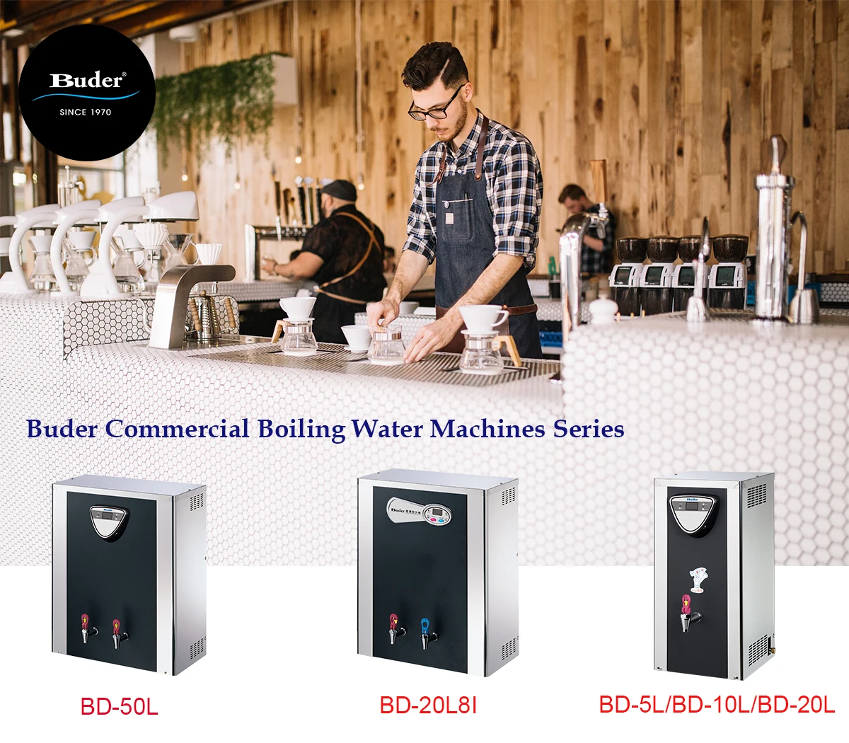 [ Taiwan Buder ] 5L Commercial Instant Electric Hot Kitchen Equipment Water Boiler Dispenser