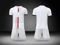 2021 Thai Quality Custom United Soccer Jersey Sublimation plain Soccer Jersey Set