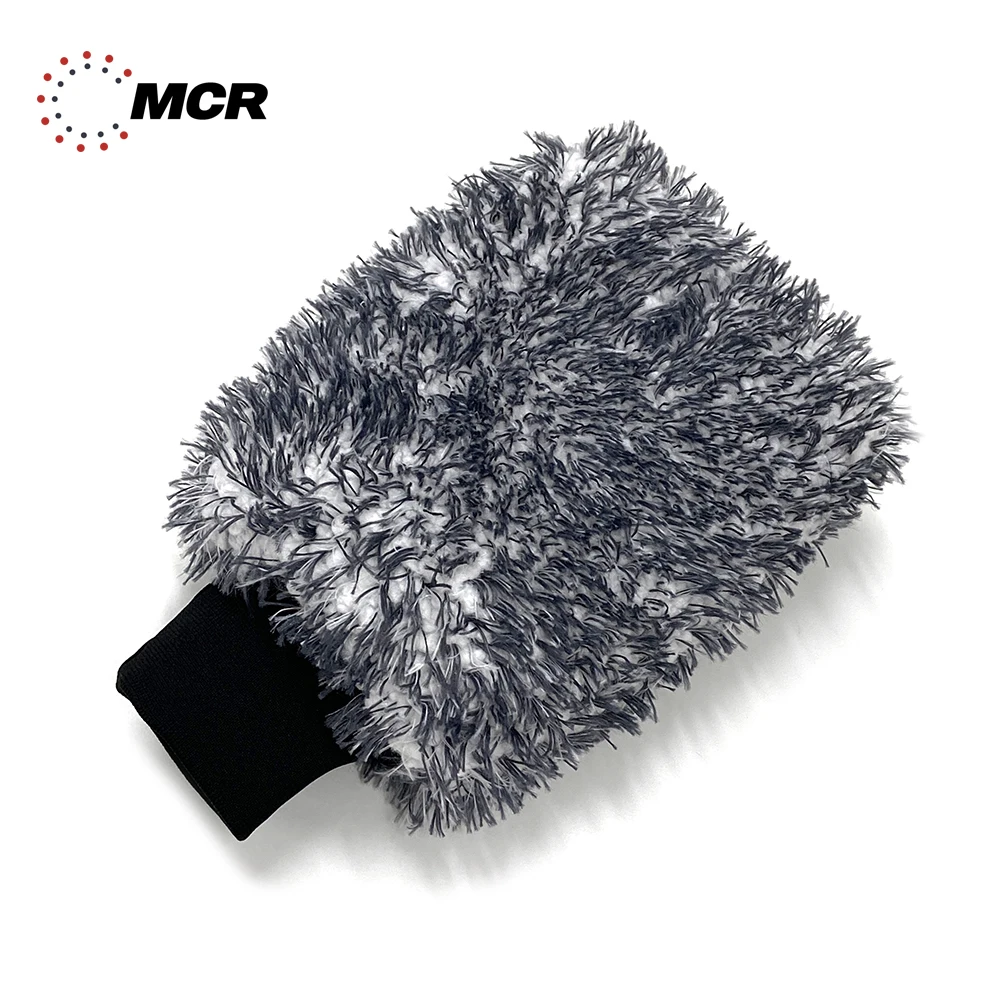 [IN STOCK] High Pile Korean Microfiber Car Wash Mitt - Factory Directly Custom Cleaning tools Mirofibre Glove Auto Detailing