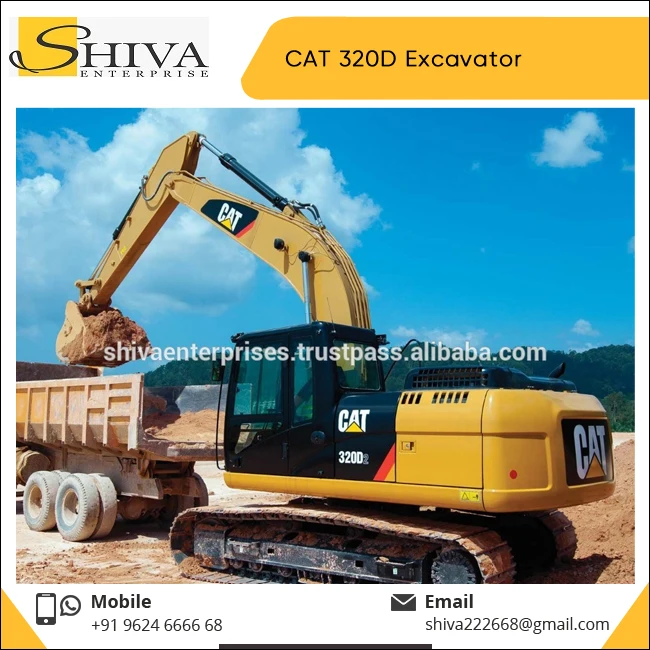 Caterpillar 320D Excavator with Powerful Digging Capability