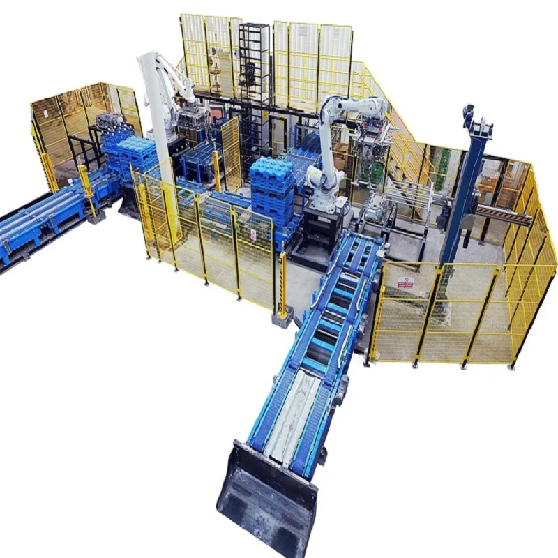 Robot palletizer full-automatic , Robotic Palletizer for Box  Carton Box , Bag , Pet, Gallon Palletizer manufacturer
