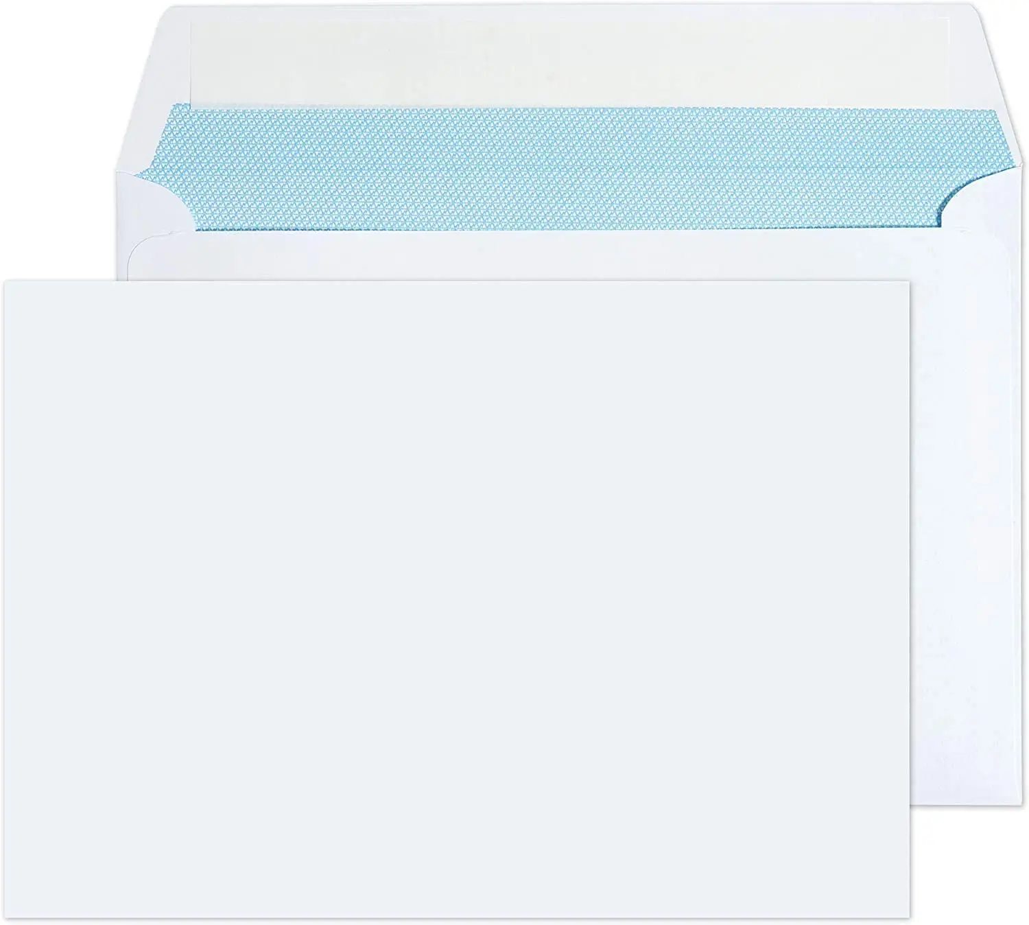 High Quality 80gsm Paper Duke White Envelopes Just Peel and Seal Stationery Envelopes Pack of 50