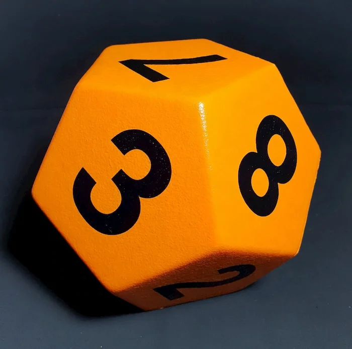 BIG 246 mm 12 Sided Custom logo PU Durable Skin Foam Dice for Kids Education and Fitness