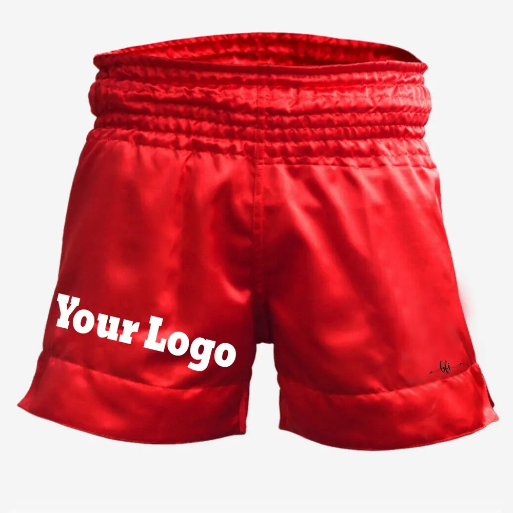 Custom muay thai shorts hot selling Low price Muay thai shorts Kickboxing Shorts Grappling Boxing Fight Short