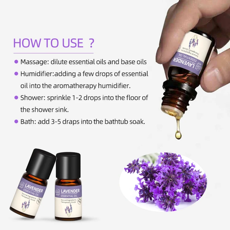 
100% Natural and Pure Bulk Manufacturer 100% Natural & Pure Lavender Essential Oil for Sale in Bulk 