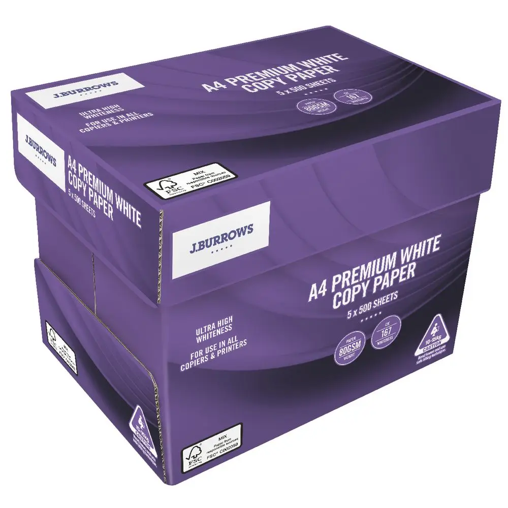 Super White JK Copier Paper A4 80gsm 70gsm