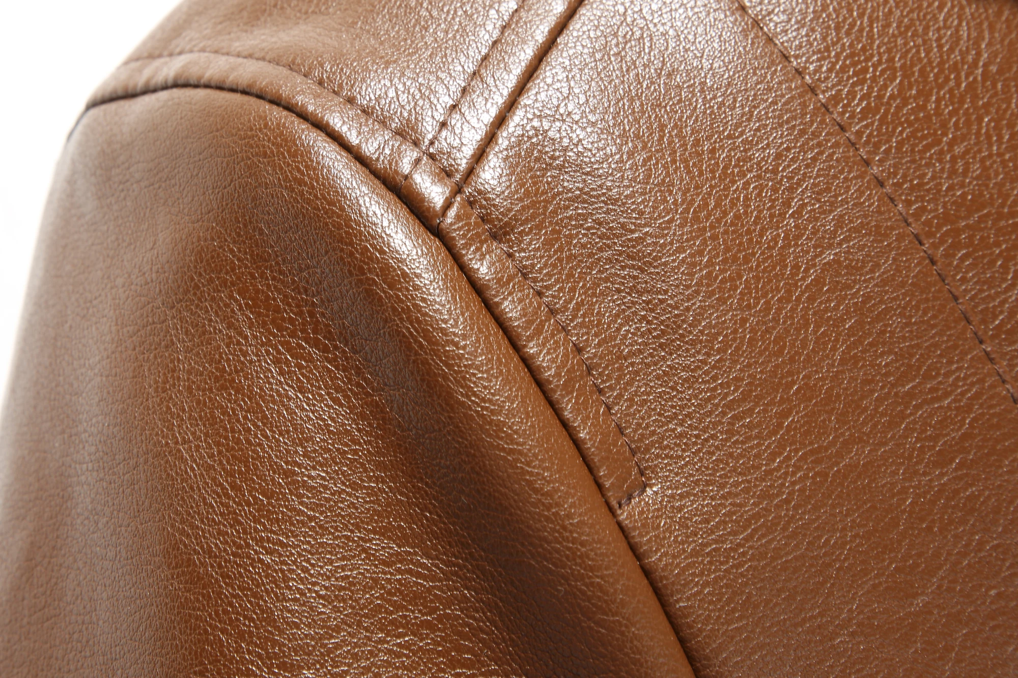 Мужская авиаторская коричневая летная куртка-бомбер из натуральной овечьей кожи B3