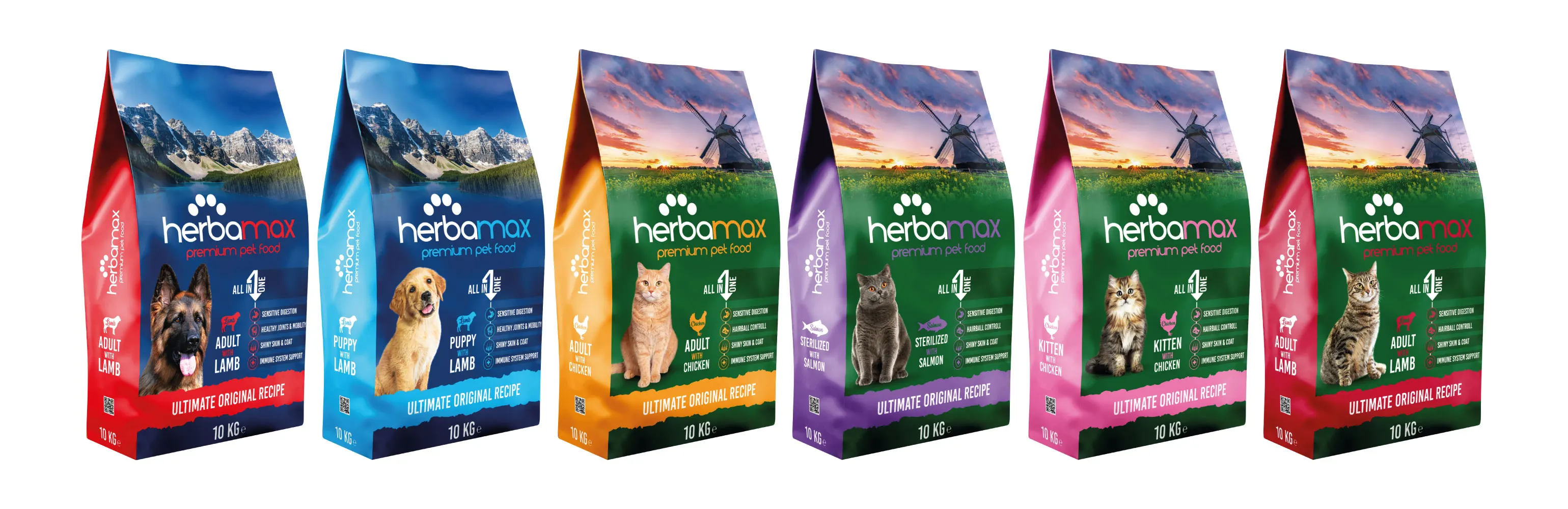 Premium Dry Bag Food with Chicken Flavor For Pet Adult Cat 10 Kg 27% Protein