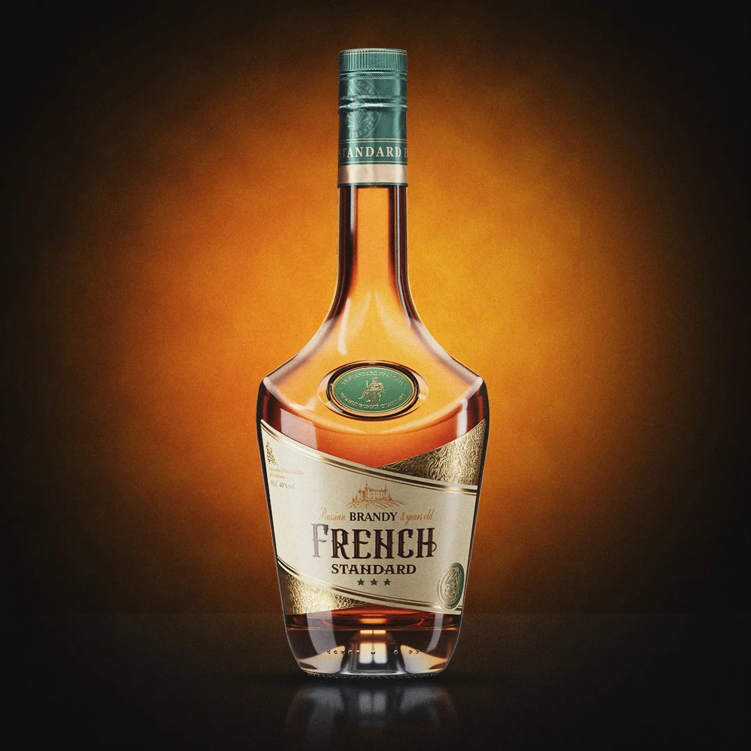 FRENCH STANDARD oaked 3 years 500 ml Brandy