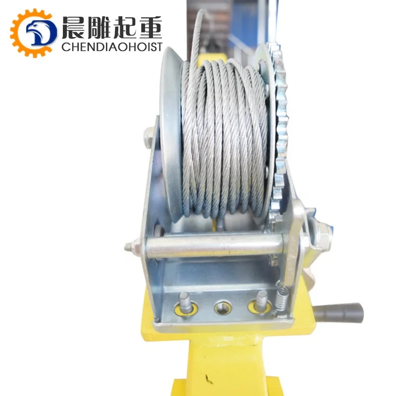 Cargo Application Small Pickup Hoist Truck Winch 500kg Wire-Rope Electric Hoist