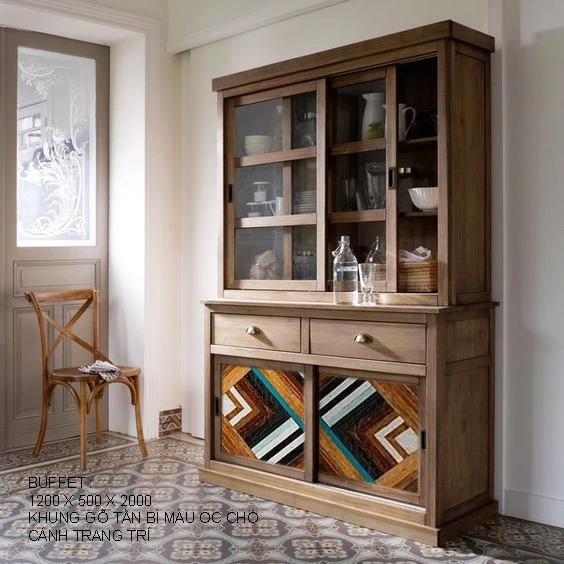 Best Price Modern Design Buffet Cabinet Dining Room With 100% Origin Raw Material From Vietnam