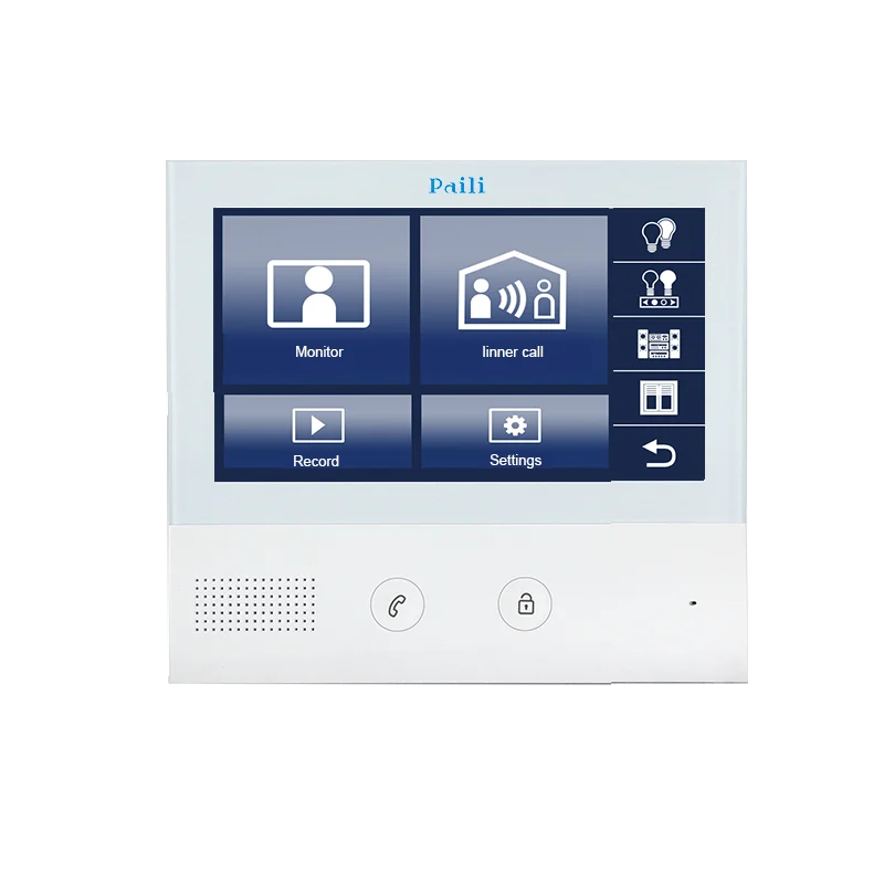 Home security remote control doorbell smart door lock knx automation videophone