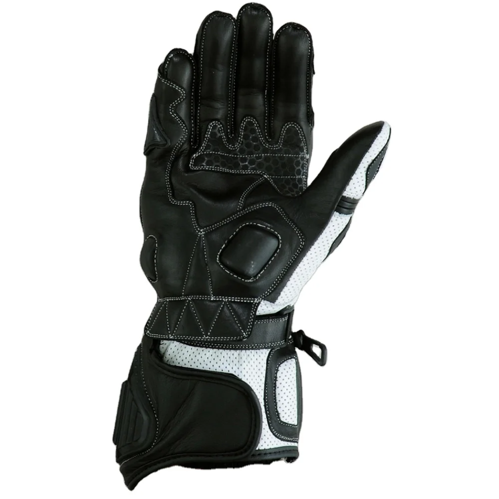 High quality new style Motorbike Genuine leather gloves for racing custom logo and color available USA