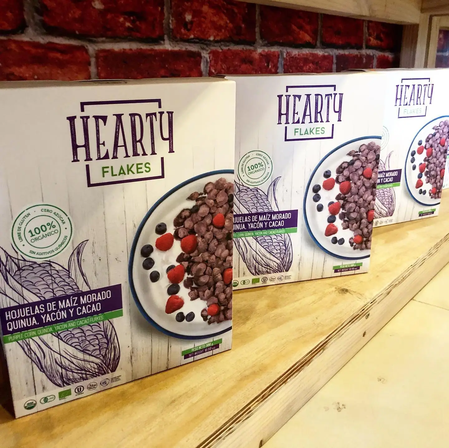 300G Highly nutritious Organic quinoa and cacao nibs and yacon and purple corn Cereal