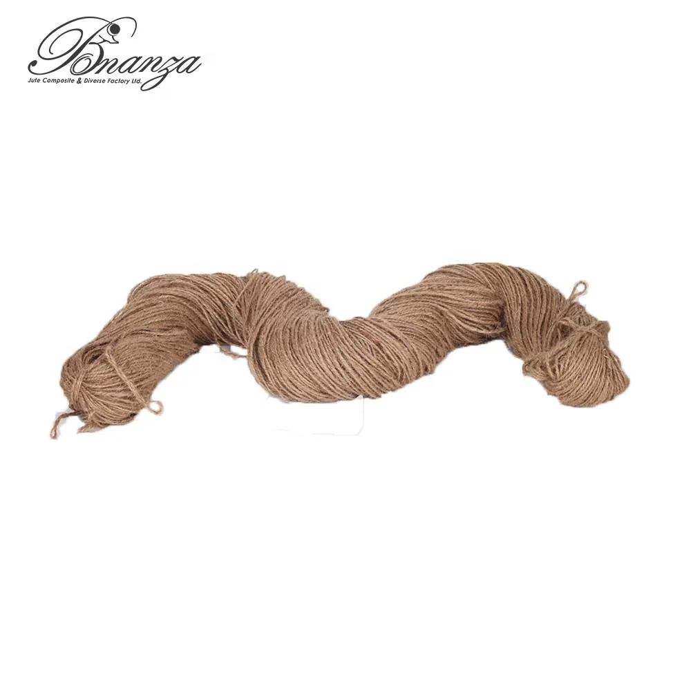 20 Lbs and 2 ply Sacking Quality Jute Yarn in Hanks