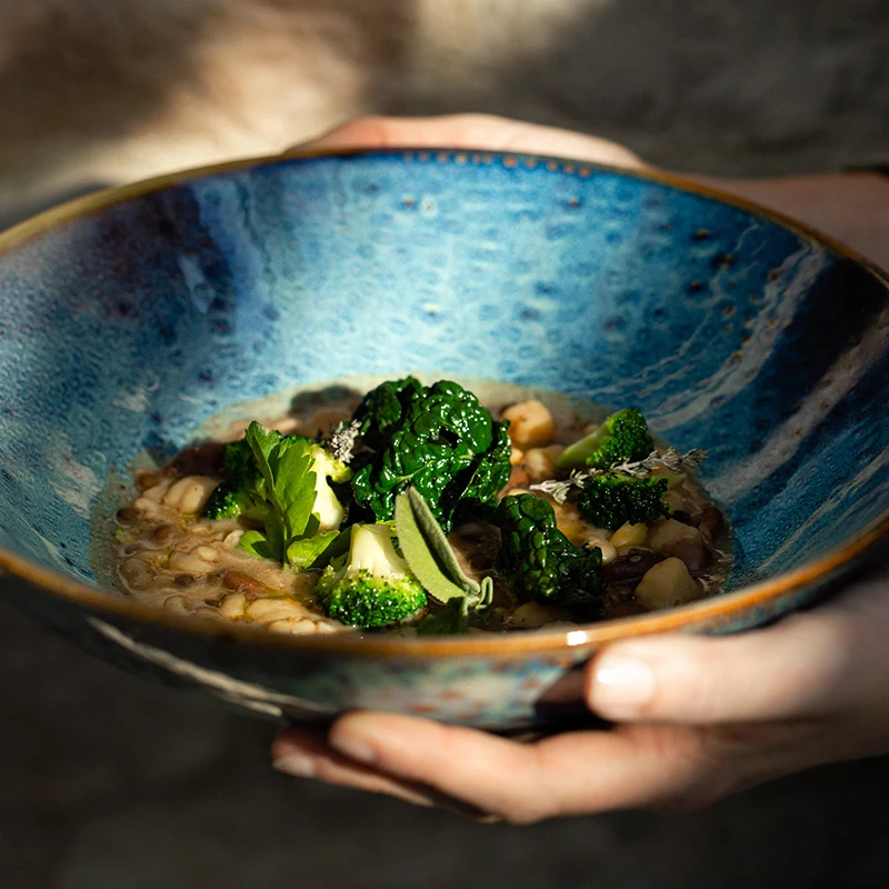 Top Quality Made in Italy Extravirgin Olive Oil Blend Blu Glass Bottle 250ml Ready to Ship